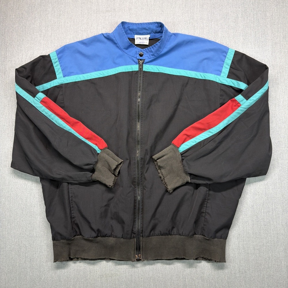 Vintage Pacer Sportswear Men‎ Full Zip Track Jacket Size XXL